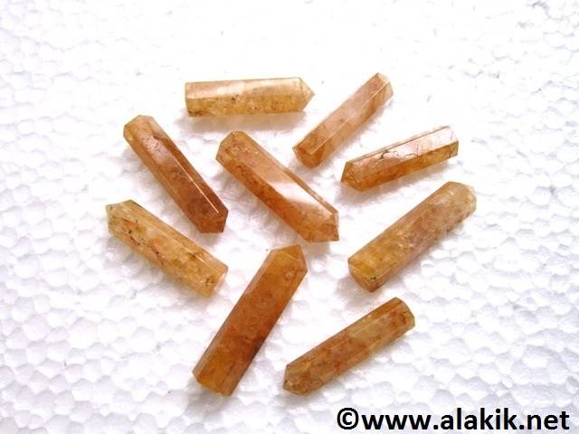 Picture of Golden Quartz Single Terminated Pencil Points