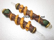 Picture of Tree wood Healing wands with Snake 