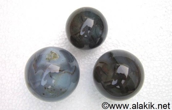 Picture of Grey Agate Balls Khayaldar Agate