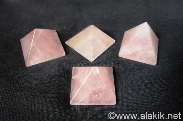 Picture of Rose Quartz Pyramids 23-28mm