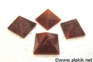 Picture of Red Quartz Pyramids 23-28mm