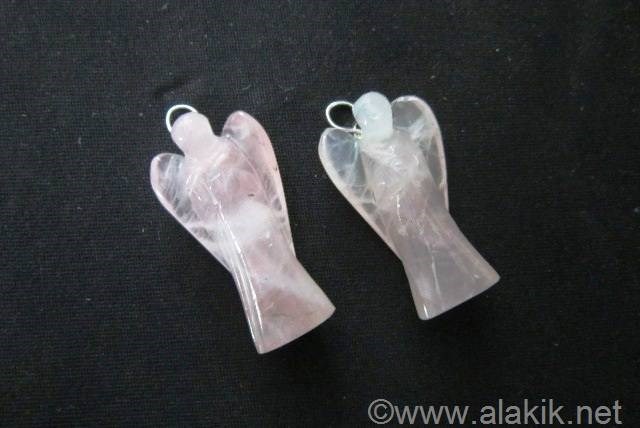 Picture of Rose Quartz Angel Pendant