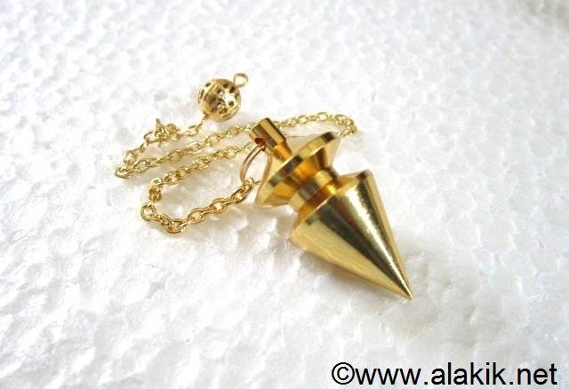 Picture of Golden Cone with Plate Pendulum