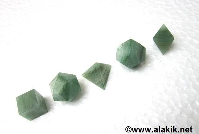 Picture of Green Aventurine 5pcs Geometry Set