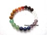 Picture of 7 Chakra elastic 8-10mm bracelet, Picture 1