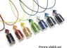 Picture of 7 Chakra Bottle Pendant Set With Colourful Cords, Picture 1