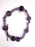 Picture of Amethyst 4x1 Beads Elastic  bracelet, Picture 1