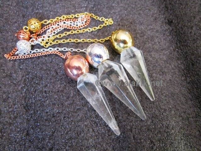 Picture of Crystal Quartz Faceted BSG Modular Pendulum