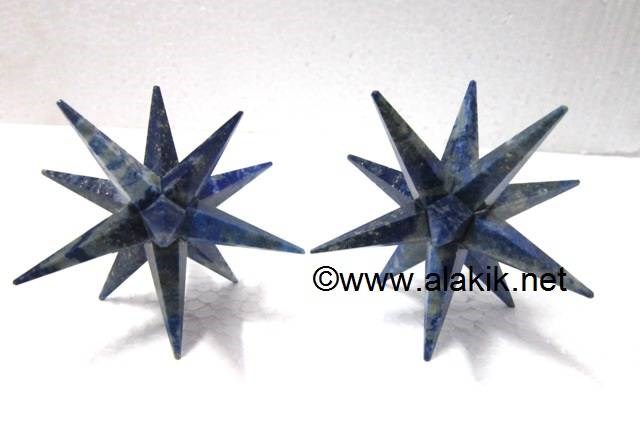 Picture of Handmade Lapis Lazuli 12 Point Star