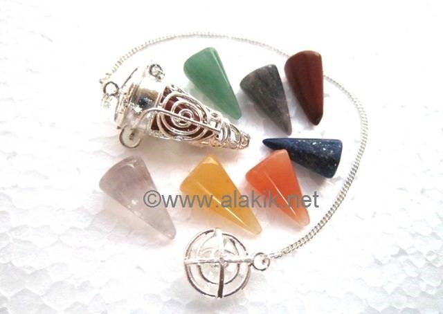 Picture of Chakra Choko Reiki Small Chamber Pendulum With Chakra