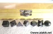 Picture of Hematite 7pcs Geometry set with wooden box