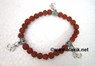 Picture of 8mm Rudraksha beads with om charms, Picture 1