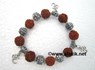 Picture of Big Rudraksha Oxidized beads with OM Charms, Picture 1
