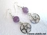 Picture of Amethyst Pentacle Earring, Picture 1