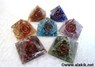 Picture of 7 Chakra Baby Orgone Pyramid set , Picture 1