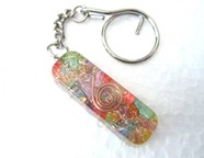 Picture of Chakra Tube orgone key ring