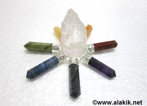 Picture of 7 Chakra Raw Crystal Energy Generator