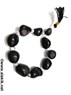 Picture of Black agate tumble with crystal power bracelet, Picture 1