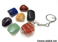 Picture of Chakra Tumble key ring set
