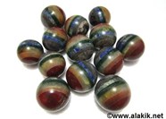 Picture of Chakra Bonded Gemstone Spheres Balls