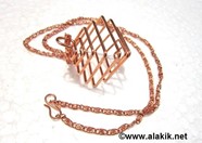 Picture of Copper Square Cage Necklace