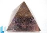 Picture of Amethyst Orgone pyramids with coil point, Picture 1