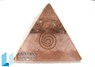Picture of Rose Quartz Orgone pyramids with coil point, Picture 1