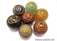 Picture of Engrave Chakra Sphere Set