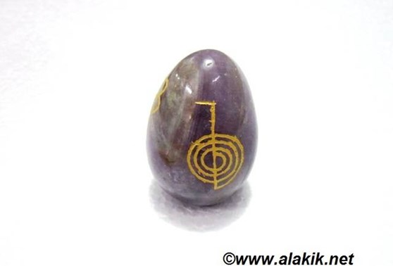 Picture of Amethyst Engrave USAI Reiki Egg