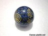 Picture of Lapis Lazuli Engrave USAI Reiki sphere, Picture 1