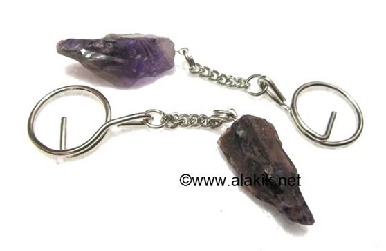 Picture of Amethyst Natural Point keyrings