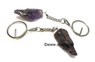 Picture of Amethyst Natural Point keyrings, Picture 1