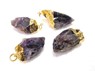 Picture of Raw Amethyst Eletroplated Pendants, Picture 1