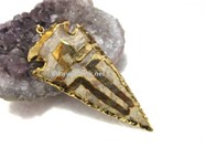 Picture of Electro plated Cross Arrowhead pendant