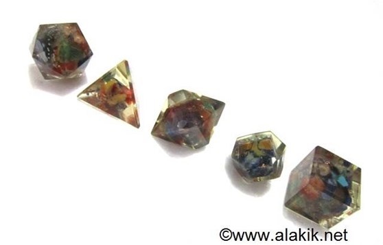 Picture of Seven Chakra Orgone Geometry Sets