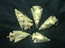 Picture of Full Golden Electroplated Arrowheads Pendant, Picture 1