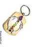 Picture of Chakra Dolphin Wooden Keyring, Picture 1