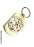 Picture of Chakra Flower of Life Wooden Keyring, Picture 1