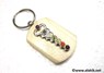Picture of Chakra Kundlini Wooden Keyring, Picture 1