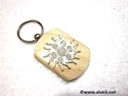Picture of Moonstone Sun Wooden Keyring