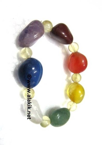 Picture of Chakra Tumble With Citrine Beads Bracelet