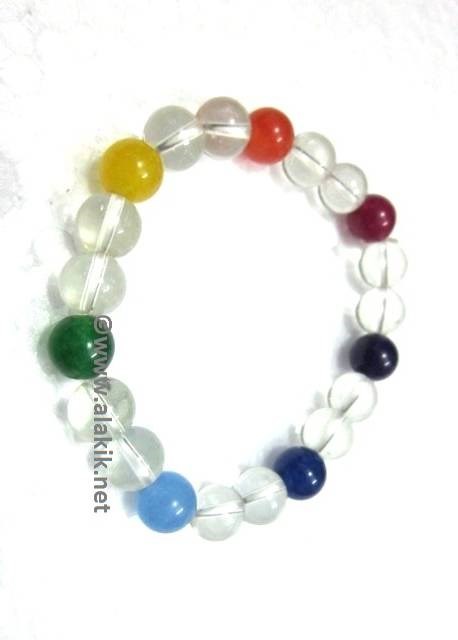 Picture of Crystal Chakra Beaded Bracelet