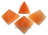 Picture of Orange Selenite Pyramids, Picture 1