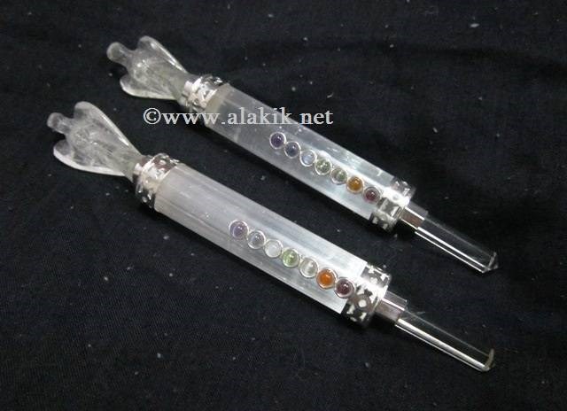 Picture of White Selenite baby Chakra Crystal Angel Wands