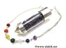 Picture of Amethyst Chips Chamber Pendulum with Chakra chain, Picture 1
