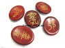 Picture of Red Jasper 5pcs Usai Worrystone Set, Picture 1