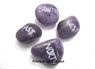 Picture of Amethyst Tumble Reiki Direction White Colour Set, Picture 1