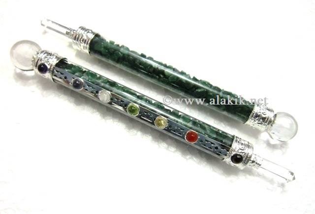 Picture of Chakra Green Jade Chips Fill Healing Stick