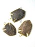 Picture of Fish Shape Gold Electroplated Arrowhead Pendant, Picture 1