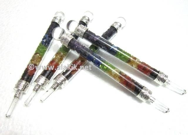 Picture of Chakra Chips Glass Fill Healing Stick